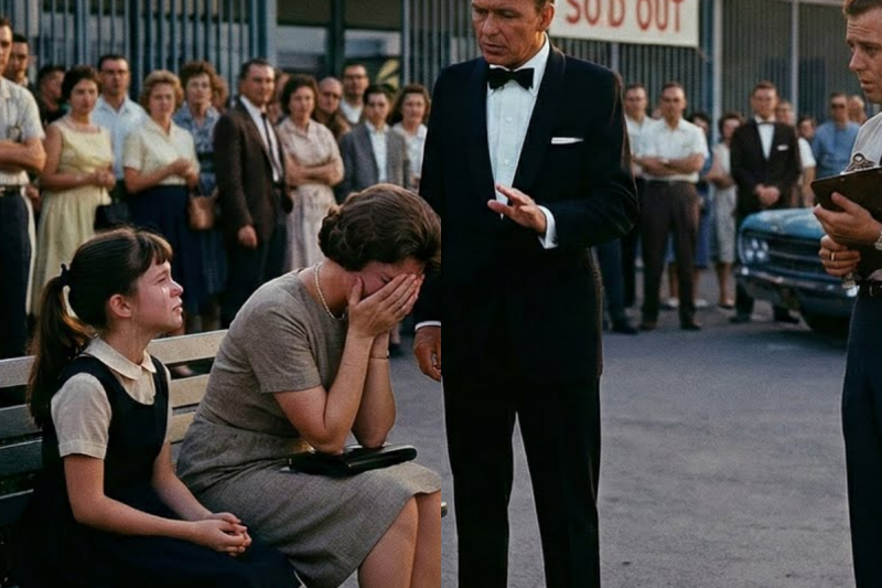 Mother Crying Outside Frank Sinatra Concert — What He Did in 1 Hour DESTROYED the Promoter