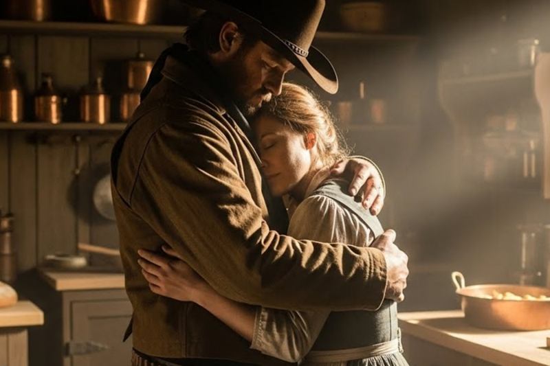 She Arrived to Cook… Until the Cowboy Pulled Her Close and Claimed Her as His Woman