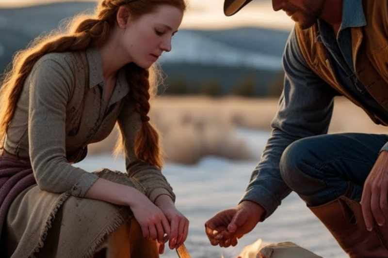 She Was Left Hungry by the Fire, The Cowboy Shared His Bread and His Life