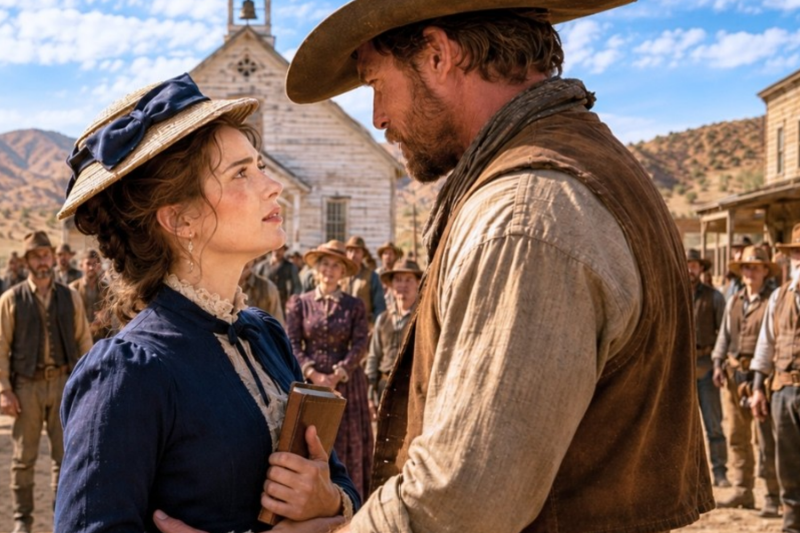 The Town Hired an Eastern Schoolteacher — No One Told Her the Rancher Was Part of the Deal