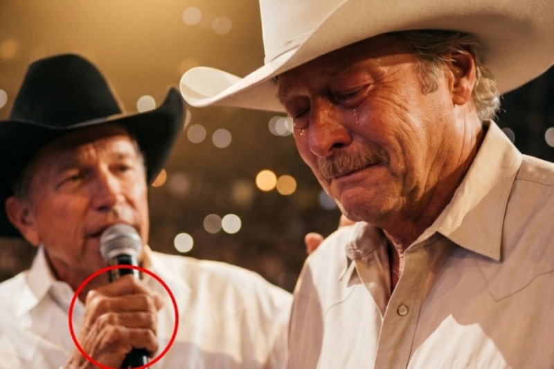 George Strait dedicated “Troubadour” to Alan Jackson live on air, and the audience’s reaction was…