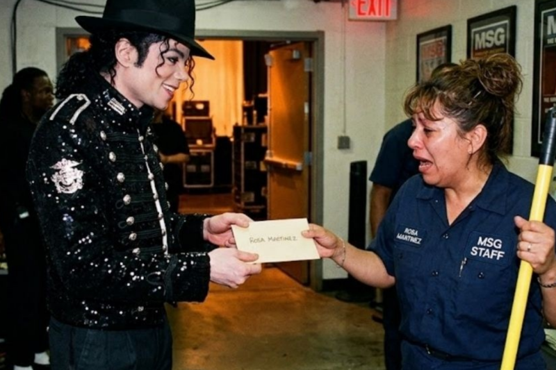 Janitor Cleaned Michael’s Dressing Room for 12 Years Never Spoke Then Michael Left HER a Letter