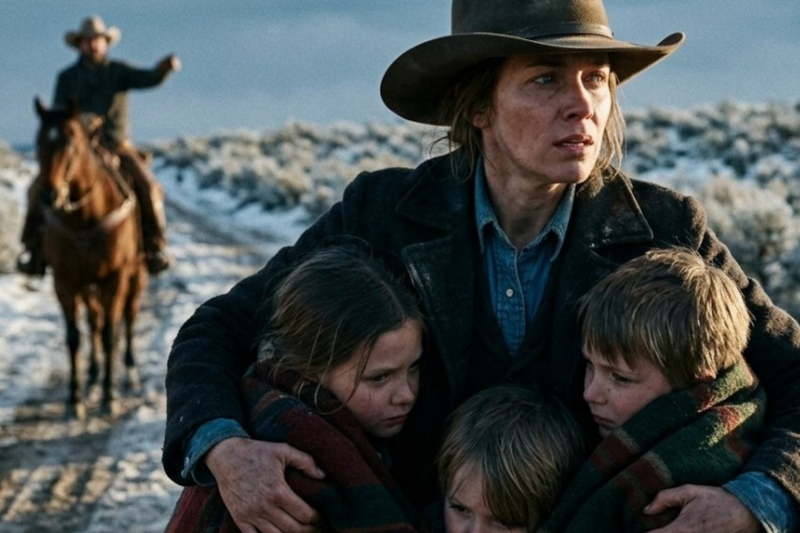 ‘I Can Carry Them All,’ the Cowboy Said — After Seeing the Widow Struggle With Her Sleeping Children