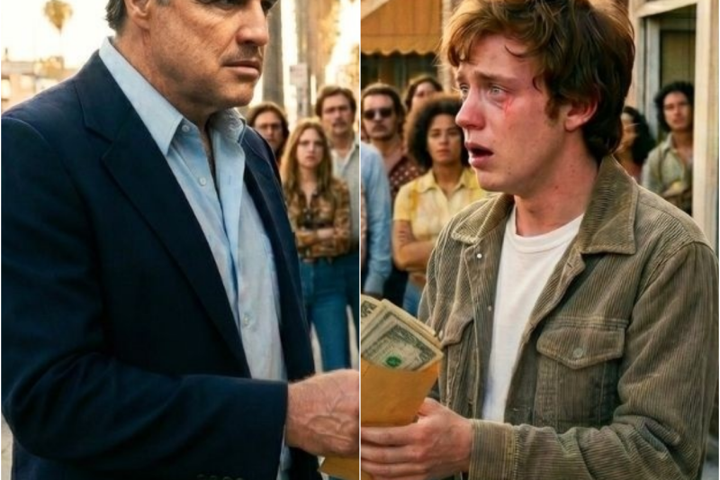 Marlon Brando Handed A Rejected Actor His Own Money—’Go, Try Again’—That Kid Is Now A Legend