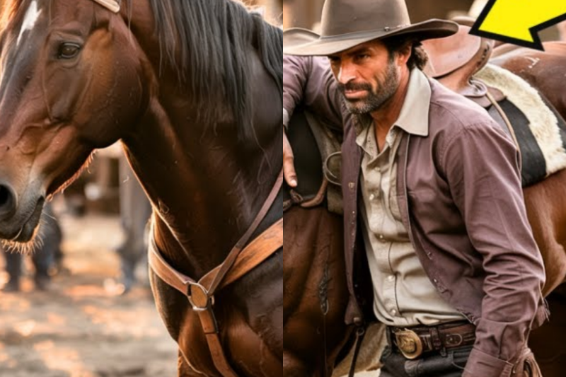 They Laughed For Giving A Poor Cowboy A Giant Horse, What Happened Next Is Shocking