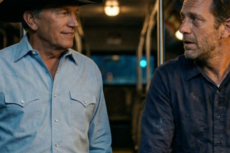 A bus driver was singing “Run” without knowing that his ONLY passenger was George Strait.