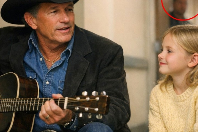 George Strait helped the blind girl with a song—unaware of who was LISTENING behind the door.