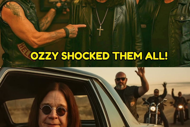 Bikers Thought He Was Just Another Old Man — Then Realized It Was Ozzy Osbourne…