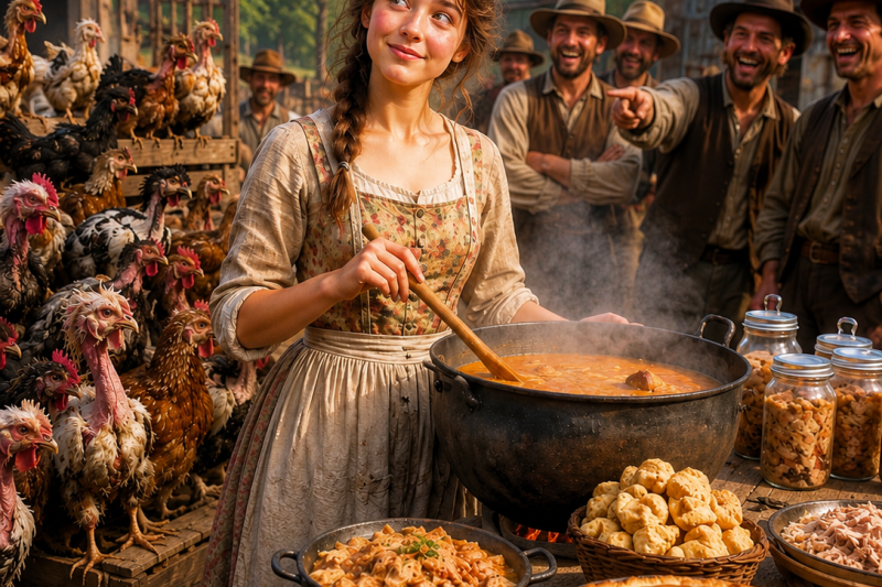 She Bought 103 Old Chickens Nobody Wanted — Then Cooked Them Into a Fortune