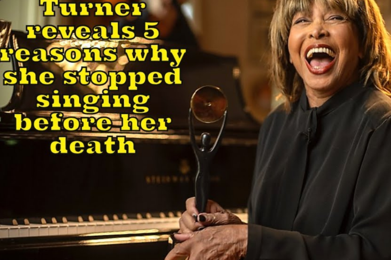 At 83, Tina Turner reveals 5 reasons why she stopped singing before her death