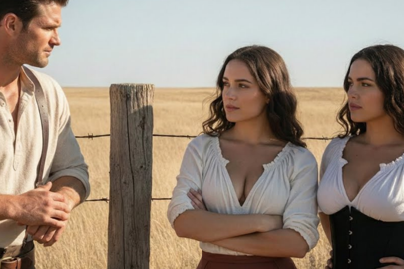 He Fixed Their Fence for Free—That Night, the Sisters Fought Over Who’d Win the Cowboy’s Heart