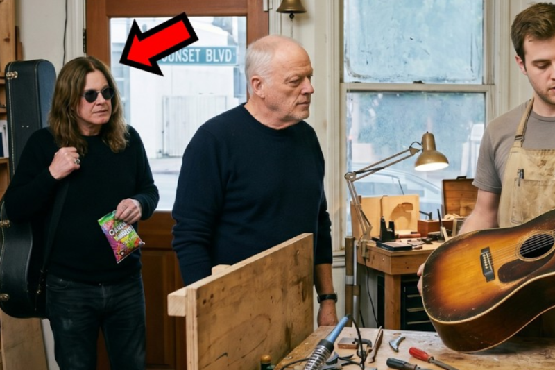 Luthier Told David Gilmour’s Guitar Was “Worth Nothing” — Then Ozzy Osbourne Walked In