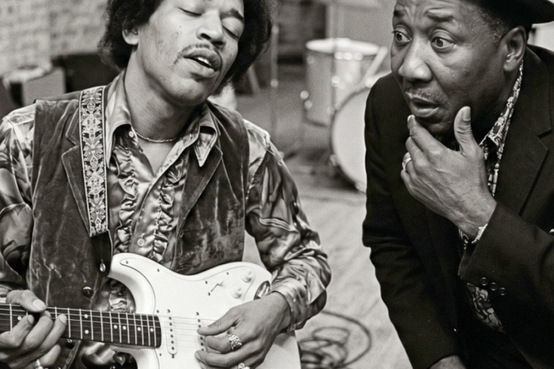 Muddy Waters CHALLENGED Jimi: ‘Play REAL Blues’ — What Jimi Played Made Muddy Feel Like a STUDENT