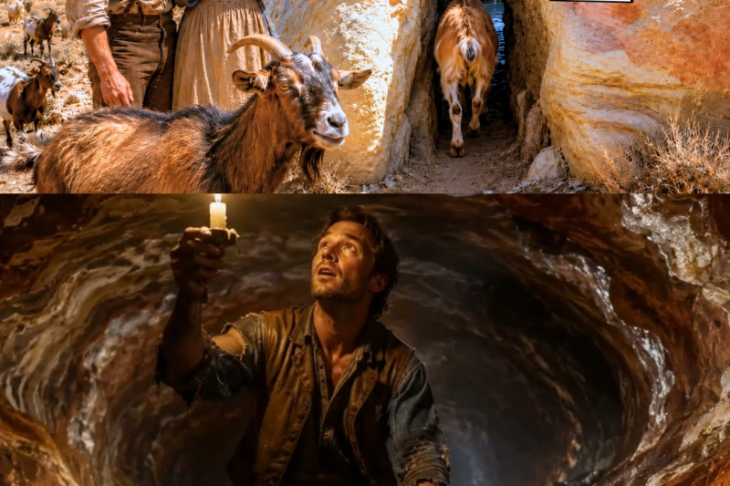 Their Goats Kept Slipping Through a Crack in the Rock — Behind It, a Couple Found a Hidden Reservoir