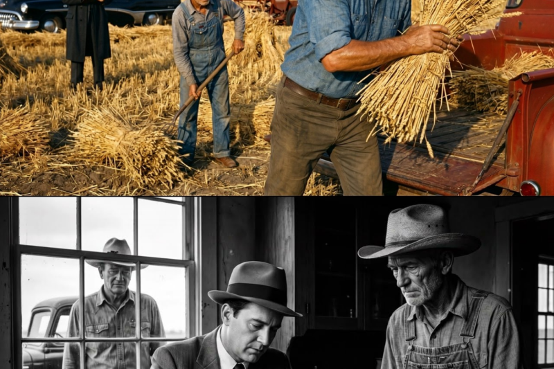 John Wayne Stopped For A Broke Kansas Farmer In 1959 — Then He Rolled Up His Sleeves