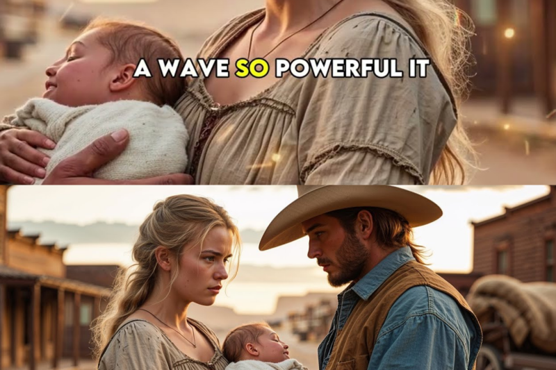 Her Family Cast Her Out For Bearing A Child, The Cowboy Called Her “A Gift” And Held Her Close