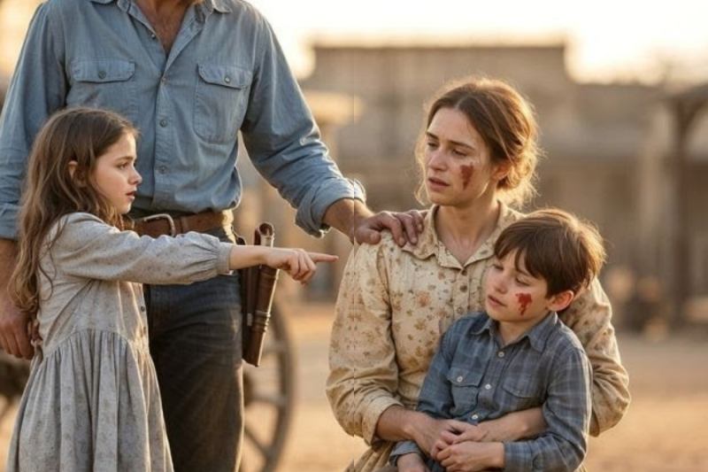 “Papa… Can We Help Them?” — A Cowboy’s Heart Wouldn’t Let Him Leave