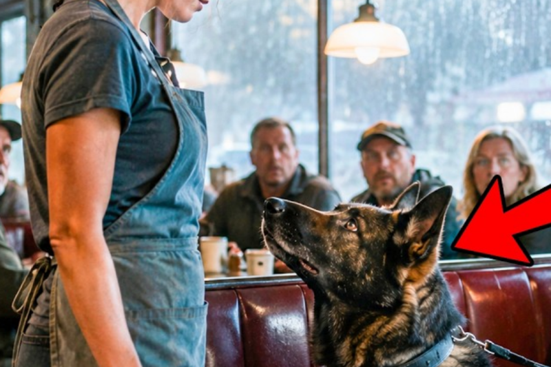 “Just A Waitress,” The Elite Navy SEAL Scoffed—Until His K9 Whimpered And Hid Behind My Legs