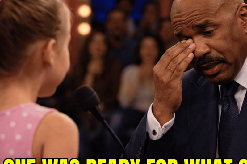 Steve Harvey Couldn’t Hold Back Tears After Hearing What a 7-Year-Old Girl Suddenly Said on Camera