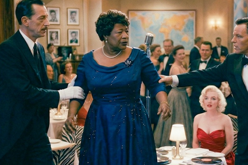 Sinatra Found Ella Fitzgerald Dining Alone Outdoors — His Quiet Protest Stunned the Maitre-D