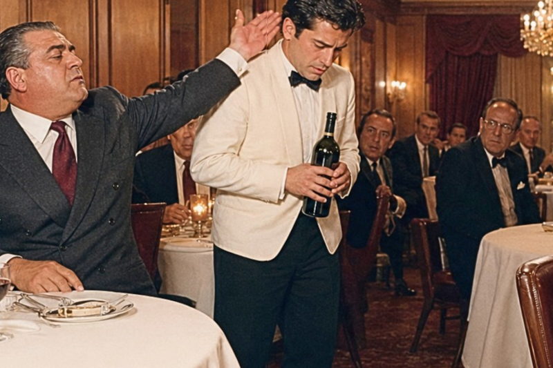 A Mob Boss Slapped a Waiter Near Dean Martin — Dean’s Reaction Shocked Everyone