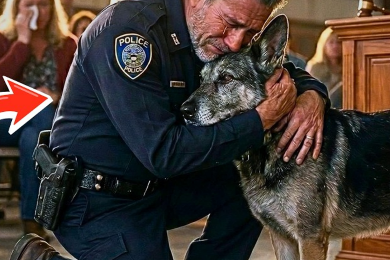Retired Officer Couldn’t Afford to Win Back His Old K9 at the Auction—What the Dog Did Next ..