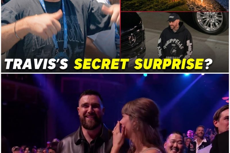 Travis Can’t Control His Joy After Taylor’s Rhode Island Sky Exploded With Fireworks