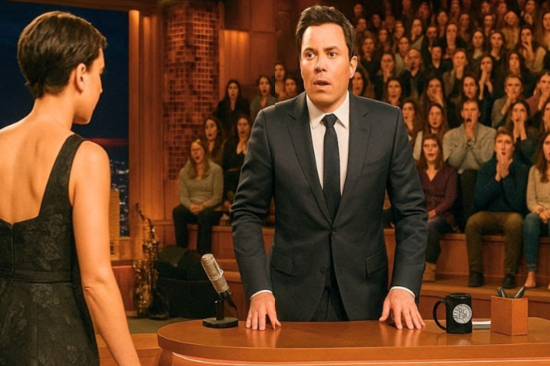 Jimmy Fallon SHOCKED When Millie Bobby Brown Suddenly Walks Off Stage After Hearing This Voice