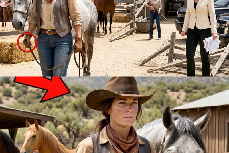 She Came Out of the Brush Limping — Leading the Three Horses His Rustlers Took