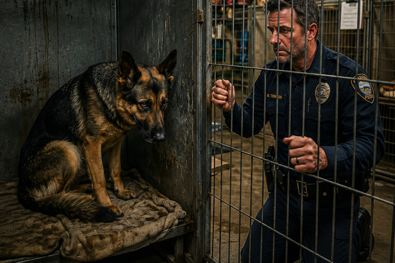 This “Broken” Dog Was Returned 15 Times in 3 Months — Then a Police Officer Walked In…