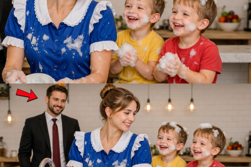 A Millionaire Came Home… and Was Stunned by What the Cleaning Lady Was Doing with His Children.