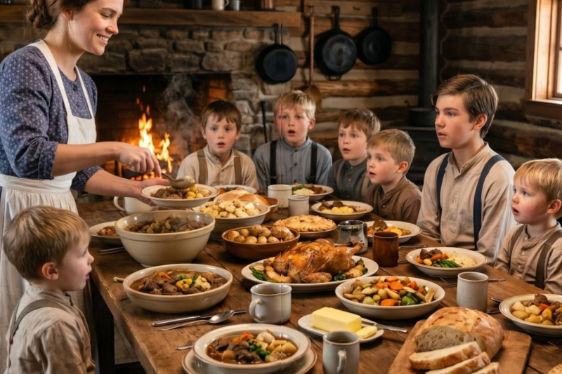 She Was Sent to Marry a Stranger With 6 Sons — One Meal Changed Everything Forever