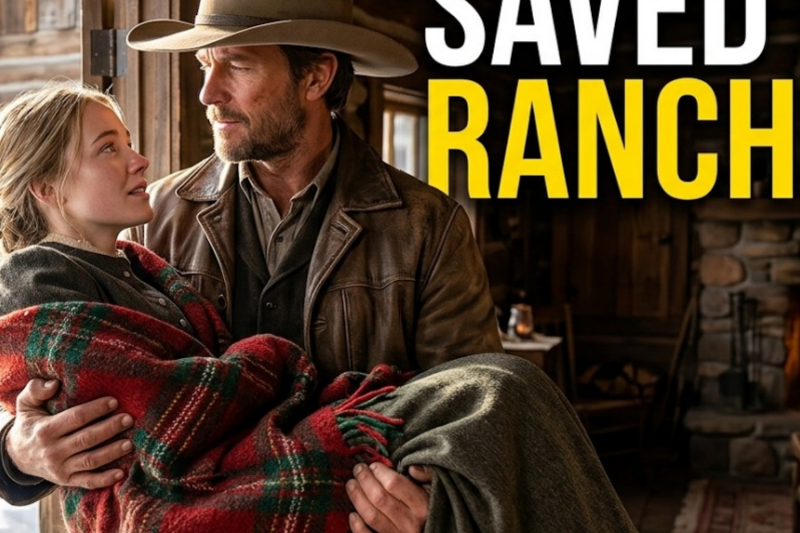 She Nearly Froze on Christmas Eve… Until the Rancher Let Her Stay as His Wife ❤️