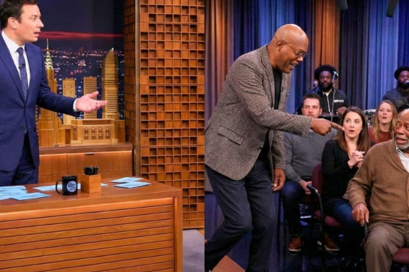 Jimmy Fallon FROZEN When Samuel L. Jackson Suddenly Walks Off Stage After Seeing This Face