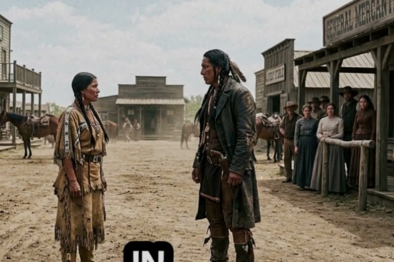 “Don’t… It Still Hurts There” — The Giant Apache Girl’s Words Stopped the Lone Rancher