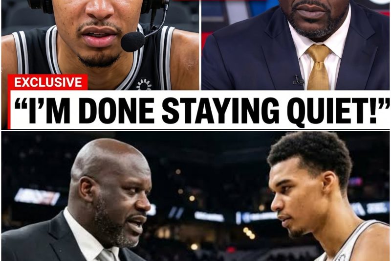 Victor Wembanyama BREAKS His Silence On Shaq’s Criticism (It Got UGLY!)
