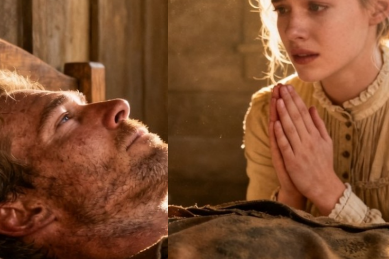 She Thought the Cowboy Was Asleep… But He Heard Every Prayer She Whispered