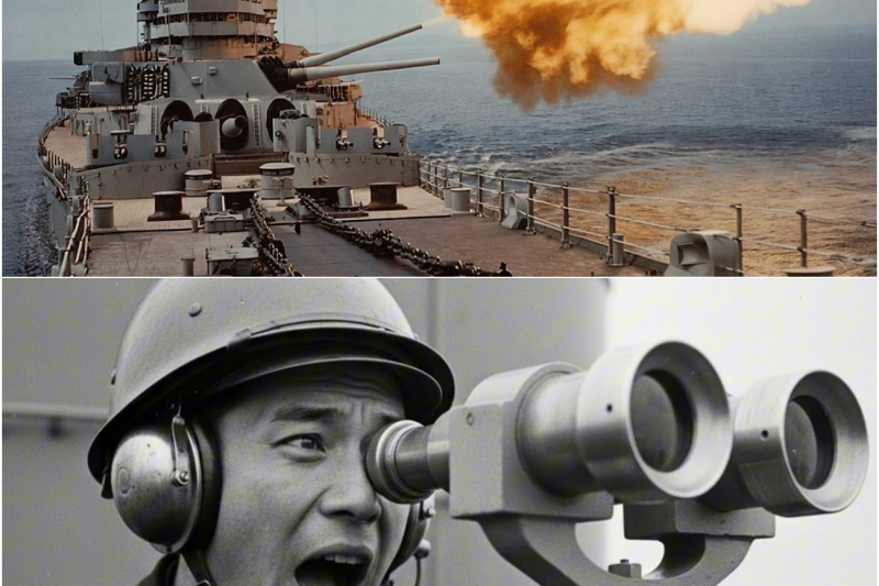 Japanese Destroyer Crew Never Expected Iowa’s 16-Inch Guns To Fire 2700 lb Shells 20 Miles Blind