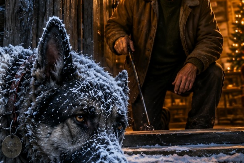 A War Dog Scratched at an Old SEAL’s Door — What Happened That Night Saved a Child