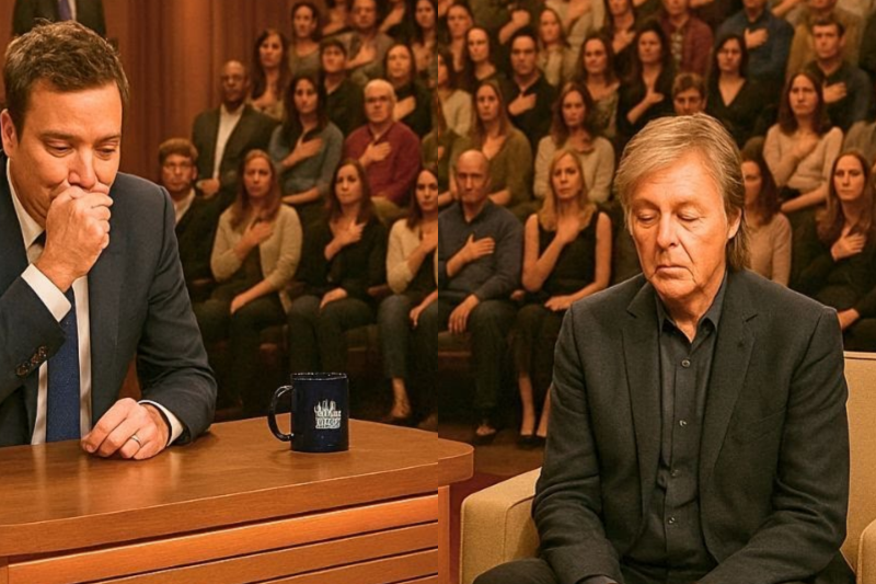 Jimmy Fallon IN TEARS When Paul McCartney Suddenly Starts Talking About John Lennon