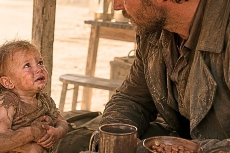 She Pulled Her Younger Brother From Door to Door — Until One Rancher Changed Their Fate Forever