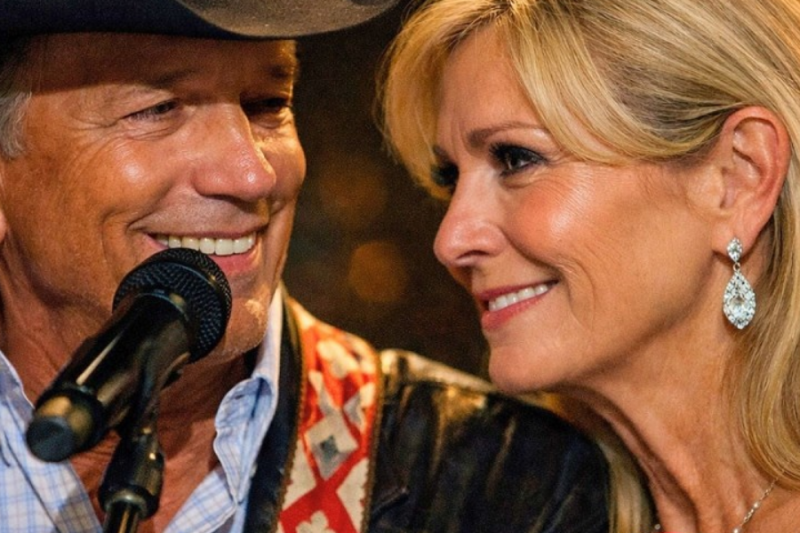 George Strait moved the audience by dedicating a powerful song to his wife.