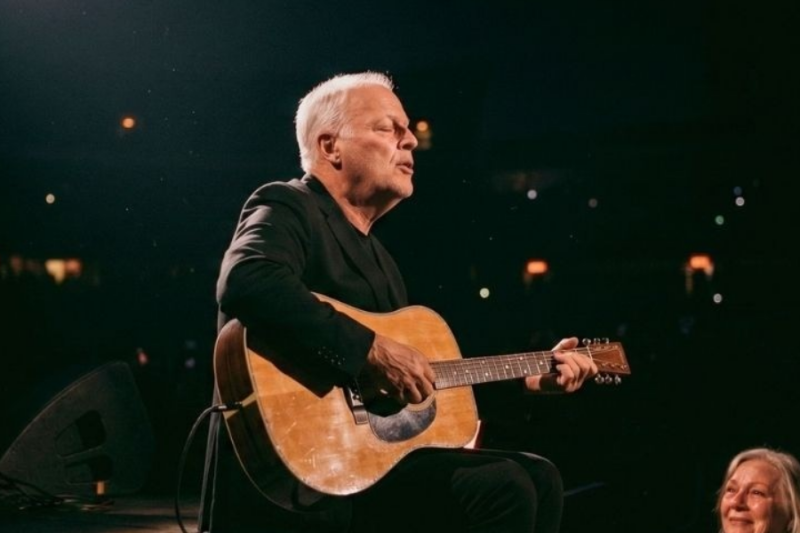 David Gilmour Faced a Blackout Mid-Concert—What He Did Silenced 80,000 Fans Instantly!