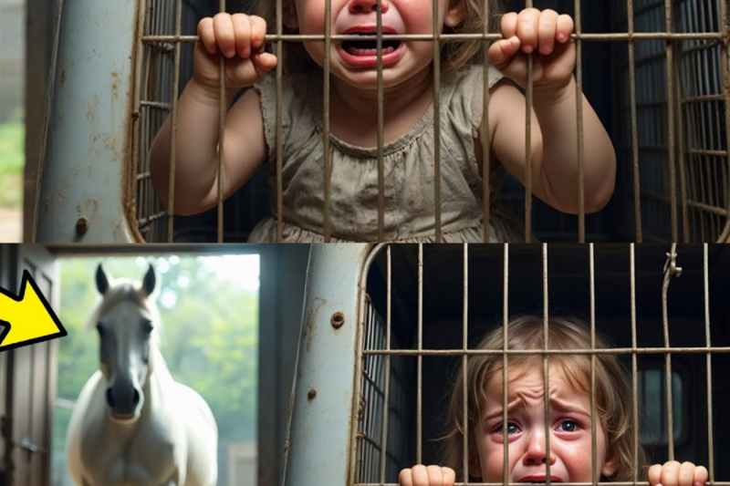RICH MAN KEPT HIS AUTISTIC DAUGHTER IN A CAGE, but one day the HORSE does something..