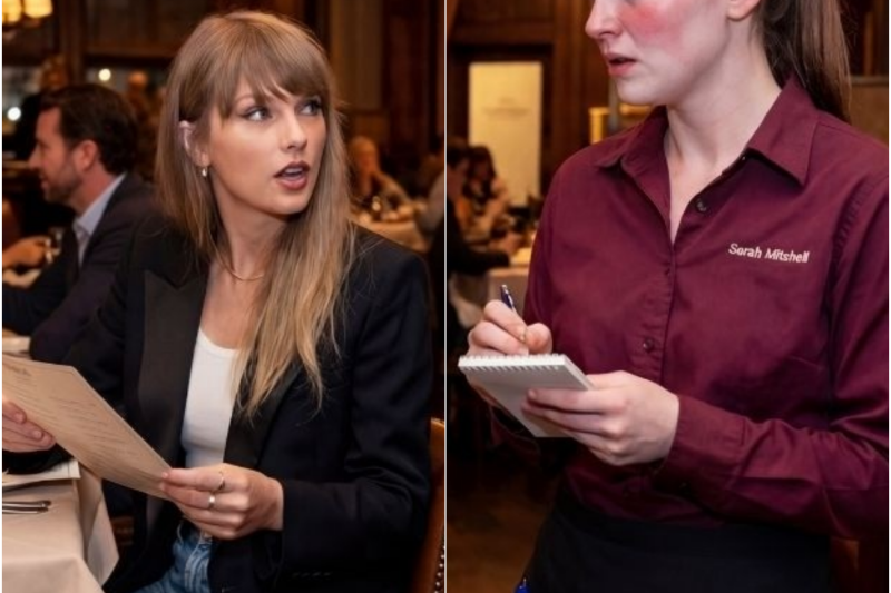Taylor Swift saw childhood dance partner as waitress—what she did next shocked entire staff!