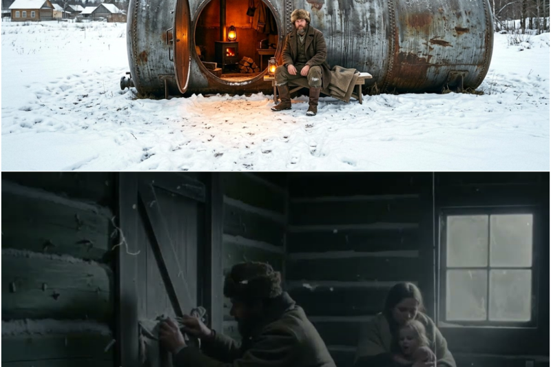 He Sealed an Iron Cylinder and Turned It Into a Home — It Stayed Warm When Every Cabin Froze
