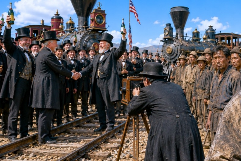 12,000 Men Drove the Spikes — History Remembered Zero of Their Names