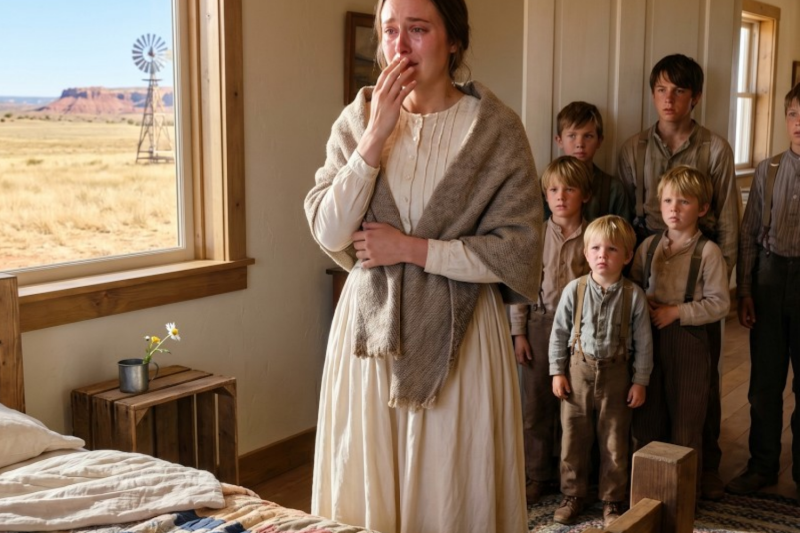 She Asked for Nothing Except a Corner to Sleep In. By Morning, His Six Sons Built Her a Room Fast!!!
