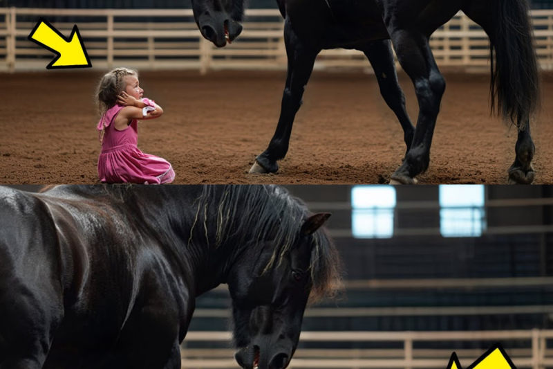 RICH MAN planned for FEROCIOUS HORSE to hurt his AUTISTIC DAUGHTER, but what happened next…
