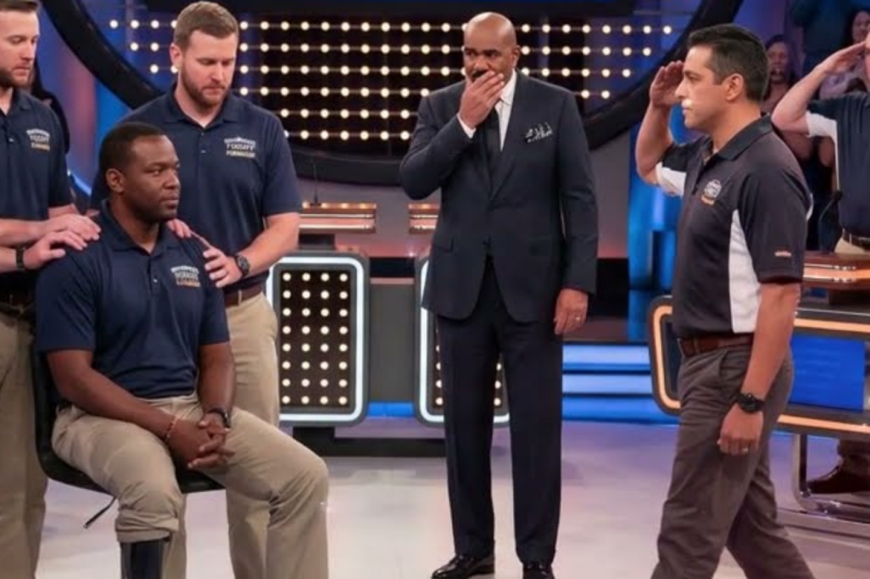 The Stool, the Silence, and the Names: How a Disabled Veteran’s Shocking Six-Word Confession on ‘Family Feud’ Moved Steve Harvey to Tears and Shook the Department of Defense